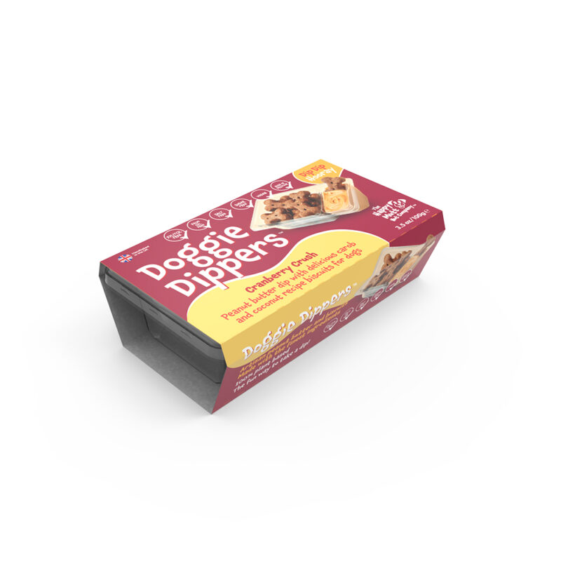 Peanut Butter Dog Treats Cranberry Doggie Dippers™